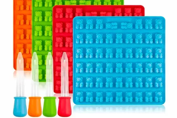 Gummy bear candy molds silicone